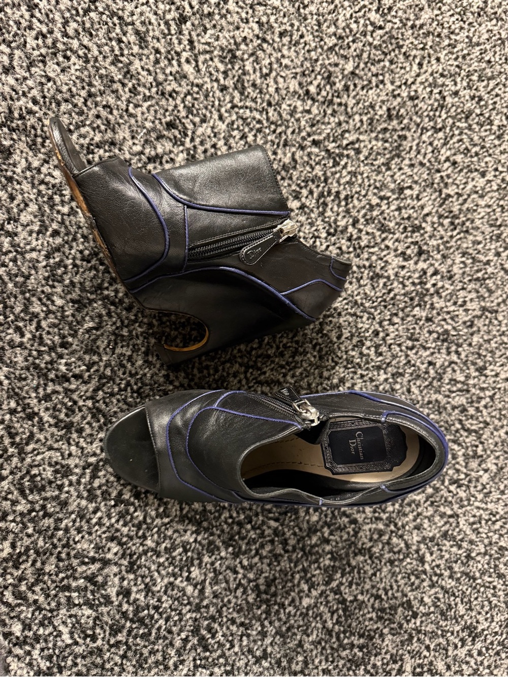 dior wedge pumps